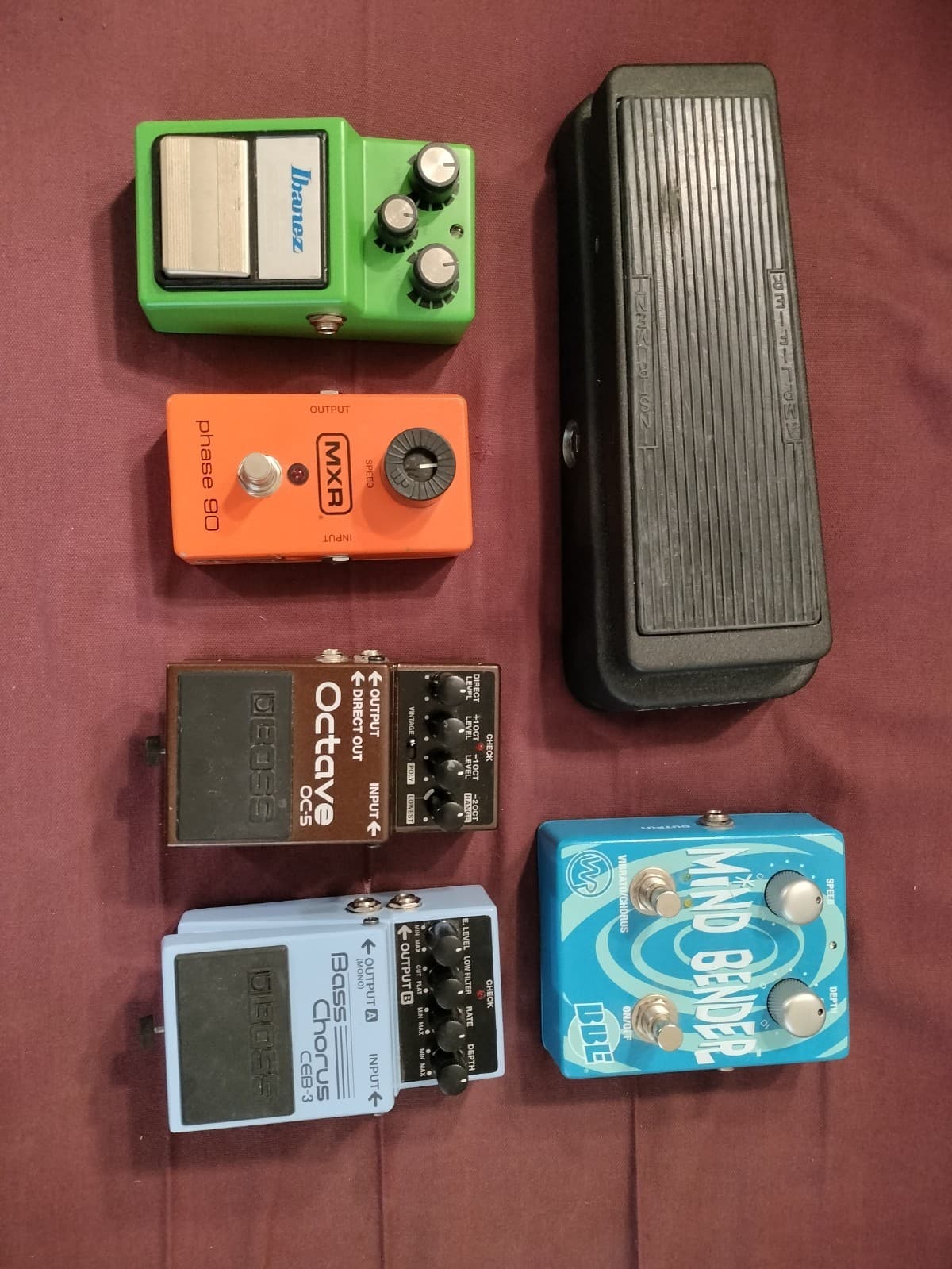 Guitar Pedals-BOSS IBANEZ MXR CRYBABY BBE