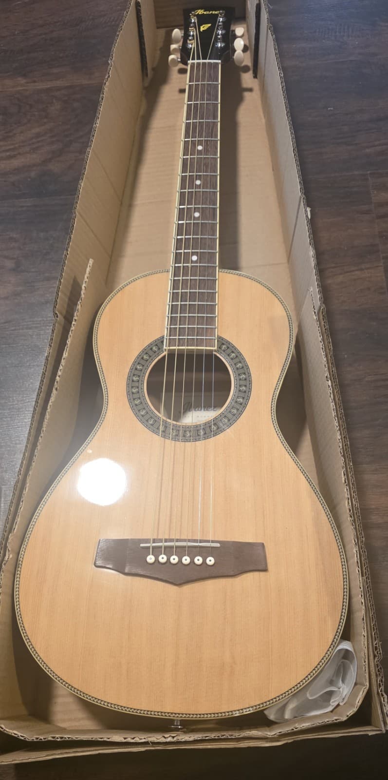 Ibanez PF Parlor Acoustic Guitar PN1NT Natural High Gloss Finish