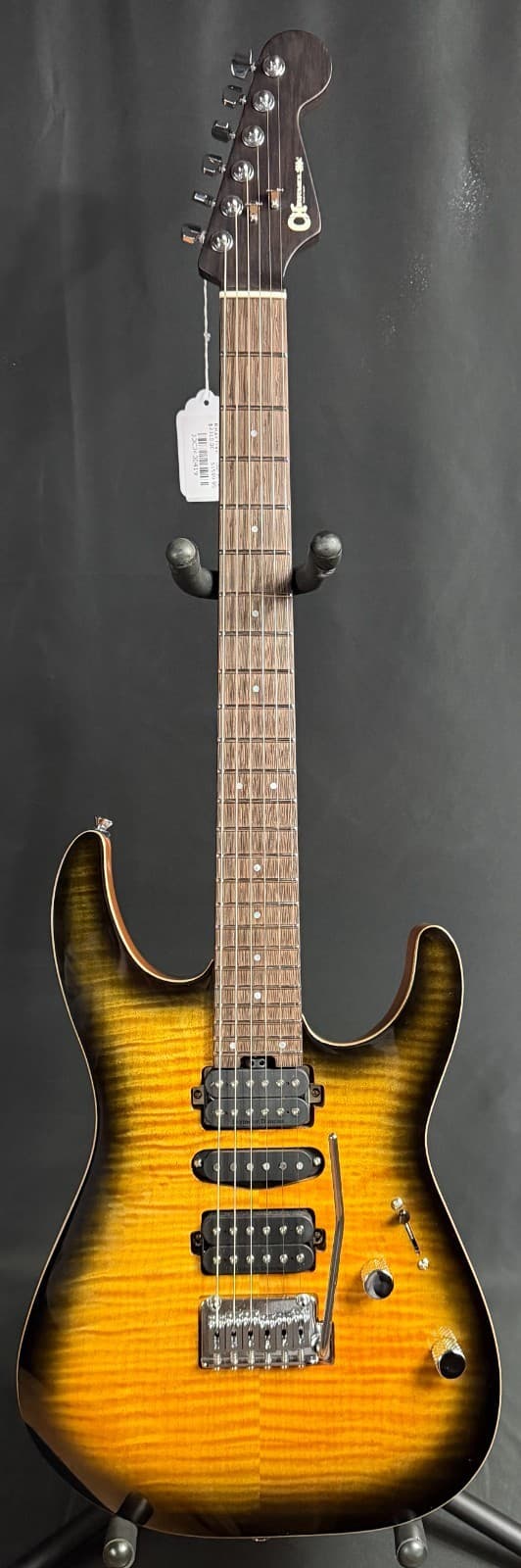 Charvel MJ Series DK24 HSH 2PT W Electric Guitar Antique Burst w/ Case