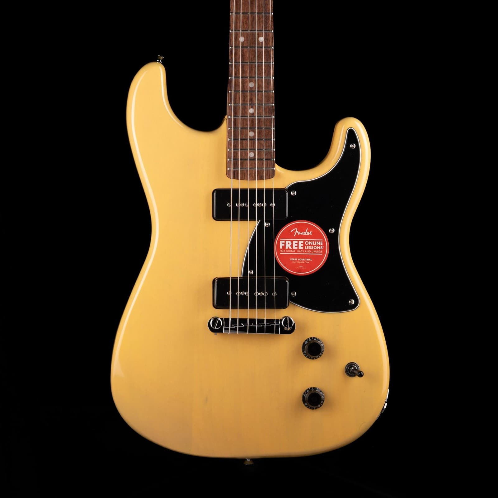 Used Squier Paranormal Strat-O-Sonic Vintage Blonde With Gig Bag