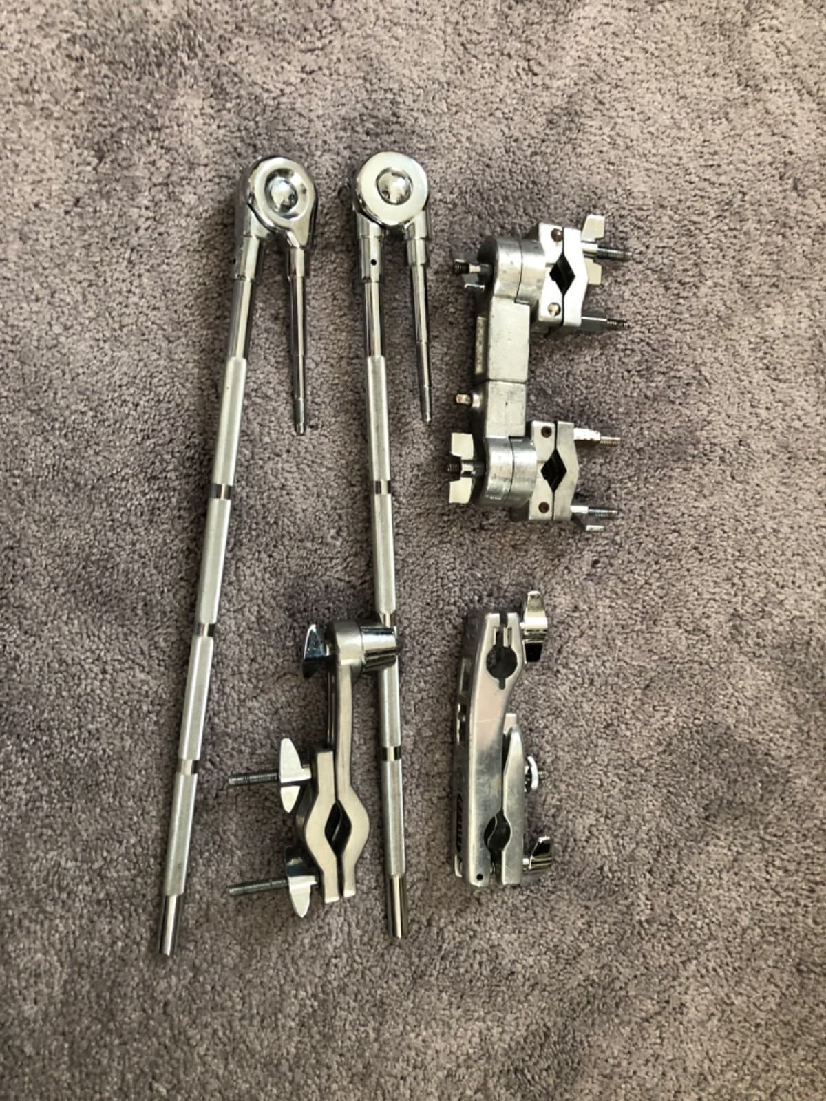 Drum Clamp Lot of 3 Tama mc61 / Gibraltor sc-ugc / Grabber Arm