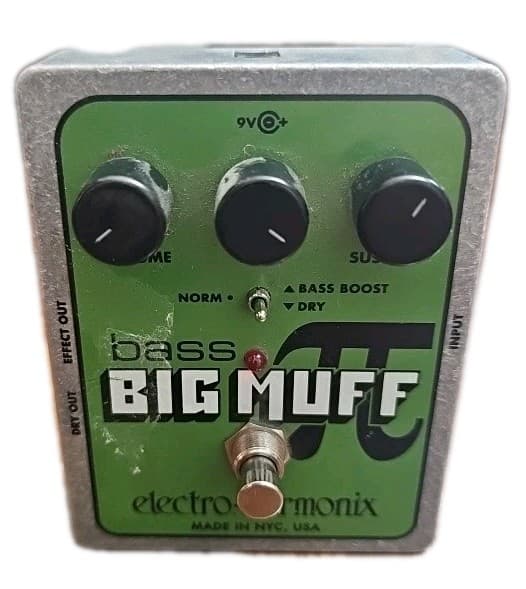 Electro-Harmonix - Bass Big Muff Pi - NYC - Distortion Fuzz Guitar Effects Pedal