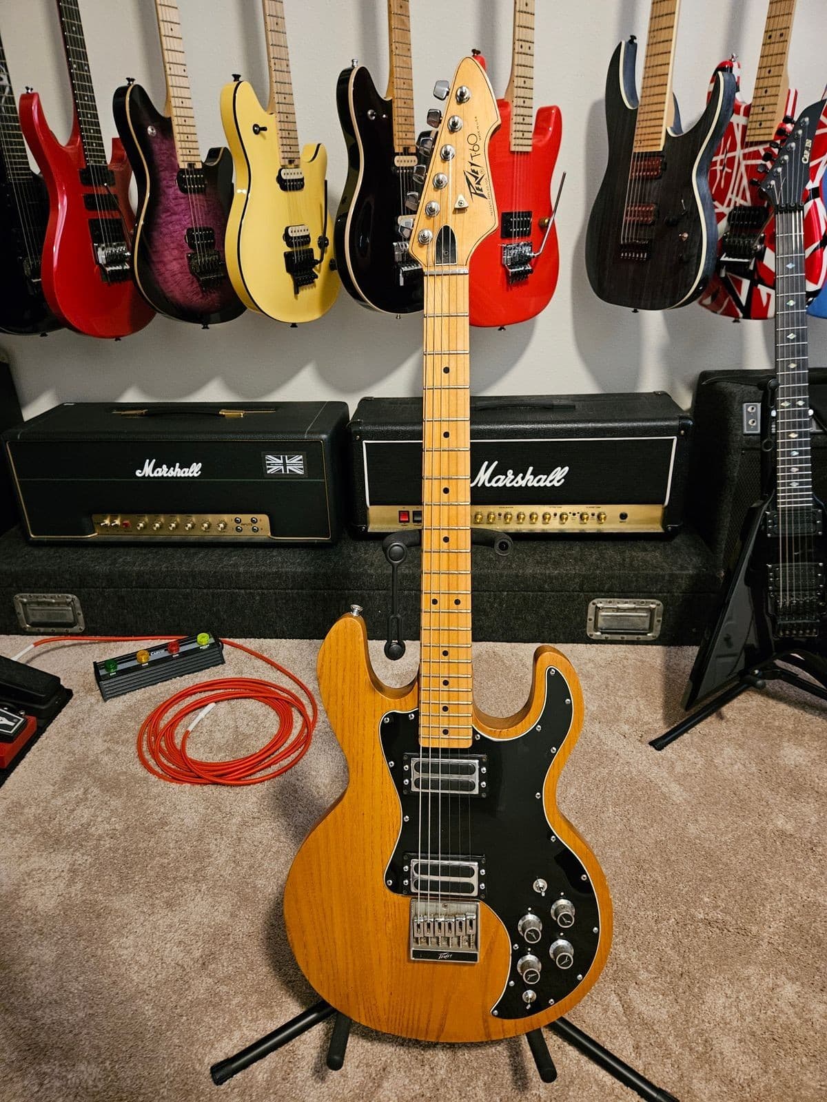 Peavey T-60 with Maple Fretboard 1978 - 1988 - Natural