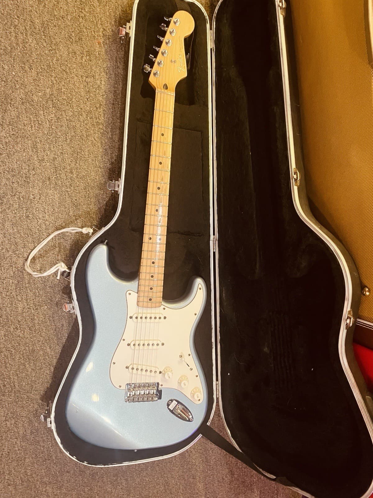 Fender Standard Stratocaster Electric Guitar Agave Blue USA Case Mexico