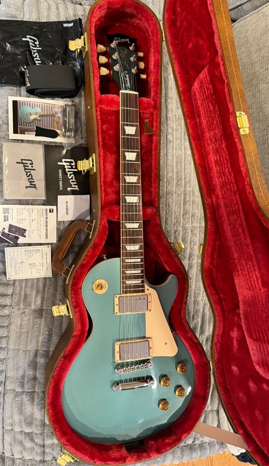 Gibson Les Paul Standard 50s Electric Guitar Iverness Green