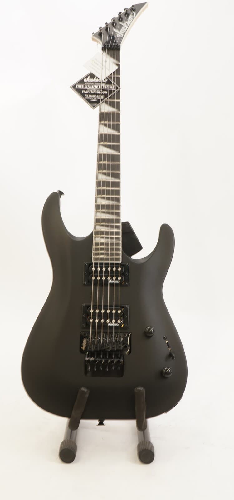 Jackson Guitars JS32 DKA Dinky Arch Top Electric Guitar, Poplar Body (Black)