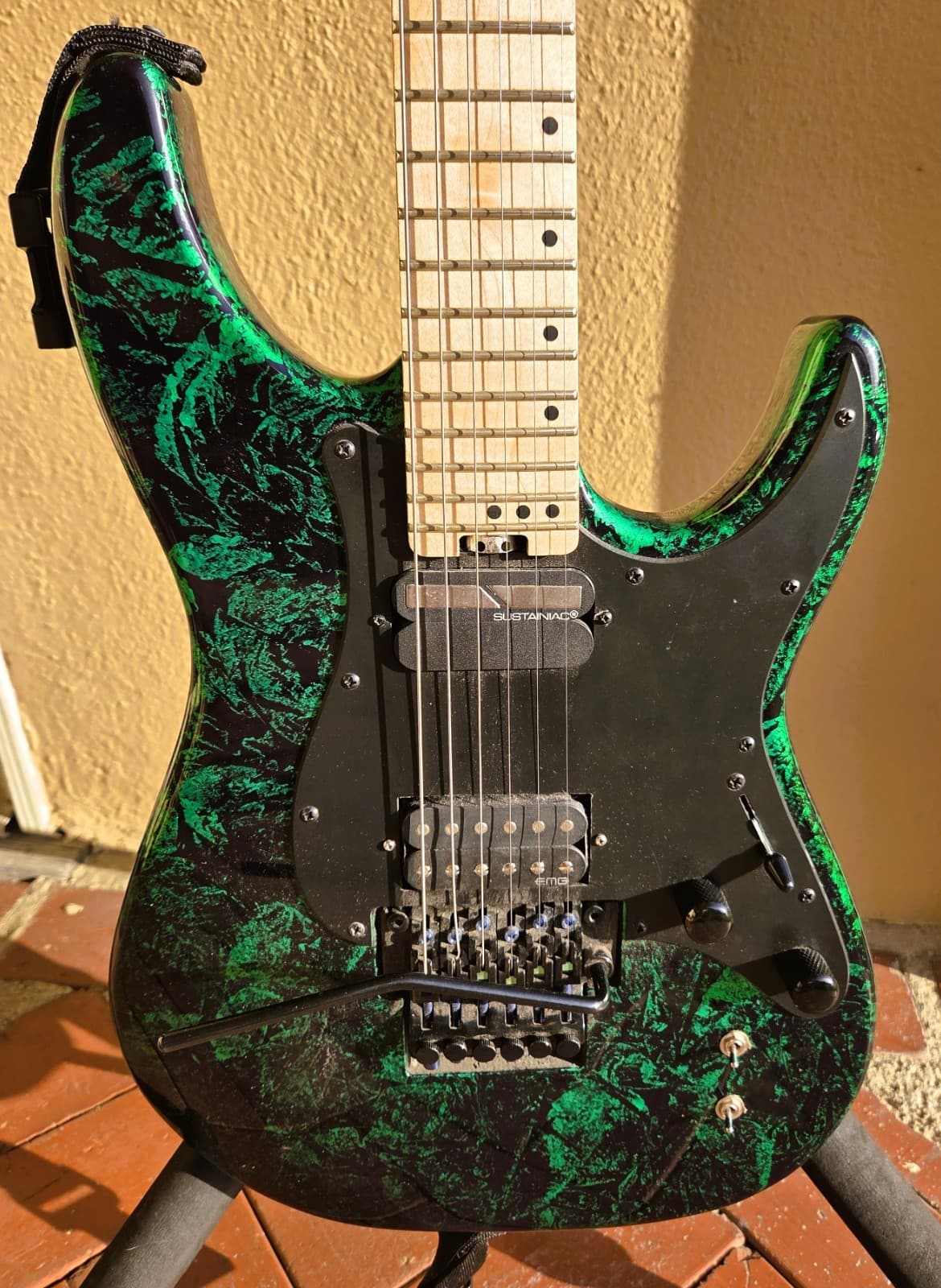 Schecter Sun Valley Super Shredder Guitar FR S Sustainiac Green Metallic Upgrade