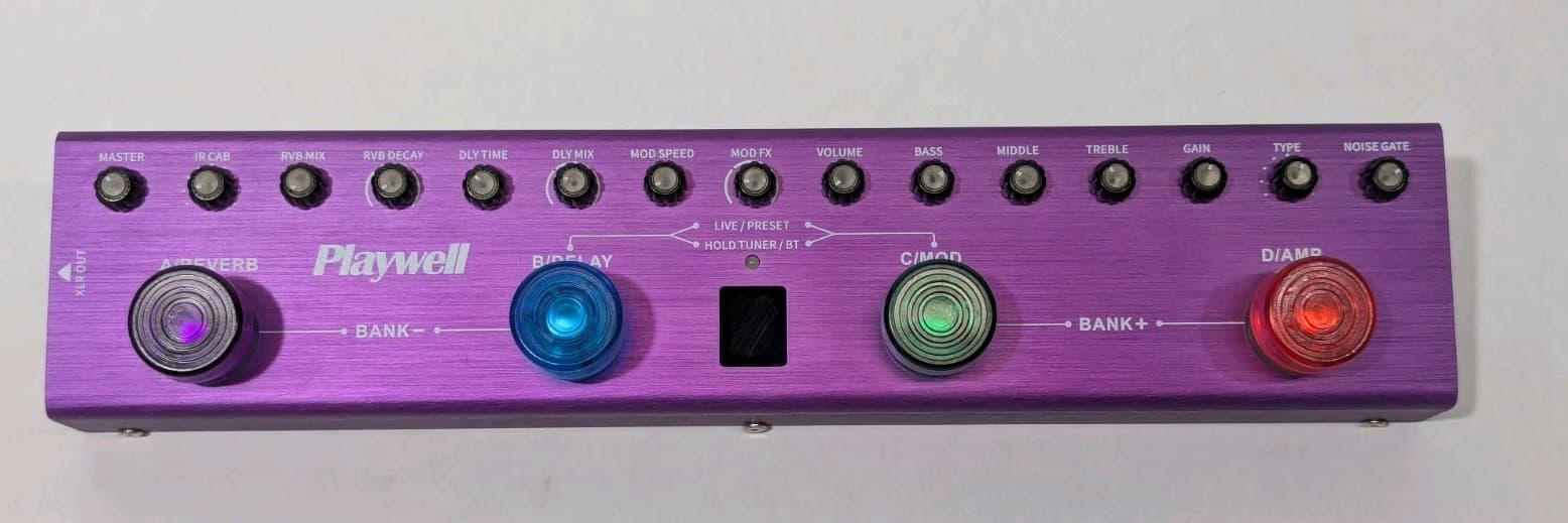 Playwell Multi Effects Guitar Pedal TANK-G Digital Electric Guitar Pedal