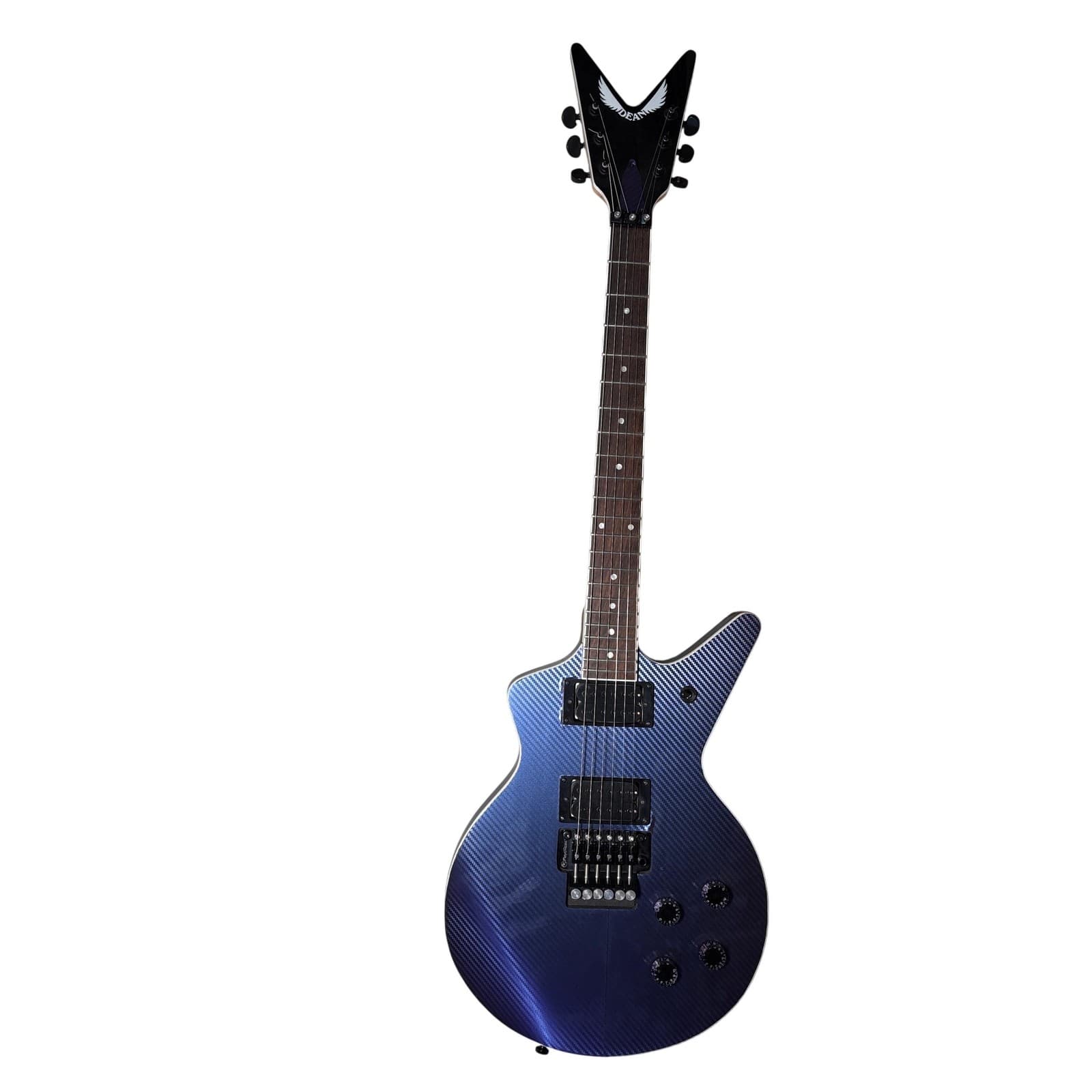 Dean Cadillac X Floyd 6-String 22-Fret Electric Guitar 0203/Purple Skin On Face