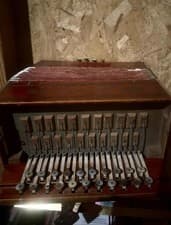 Hohner Diatonic Button Accordion Wood 2 Rows Germany