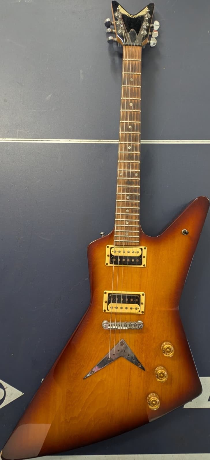 Dean Explorer Electric Guitar Tobacco Burst. Around 1982? Made In Korea. Mojo!