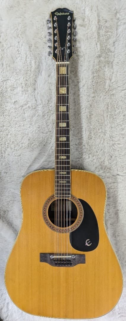 Vintage Epiphone FT-165 Bard 12 Acoustic 12-String Guitar with case - nice shape