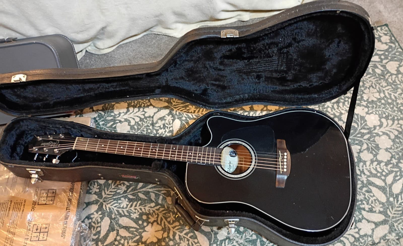 Takamine Guitar With Hard Gator Case