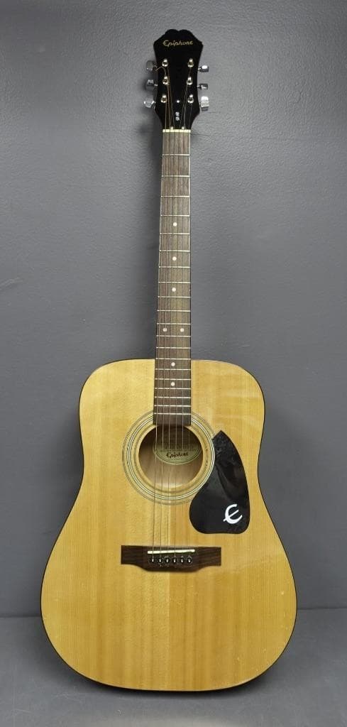 Epiphone Songmaker DR100 Natural Acoustic 6-String Guitar w/ Gig Bag