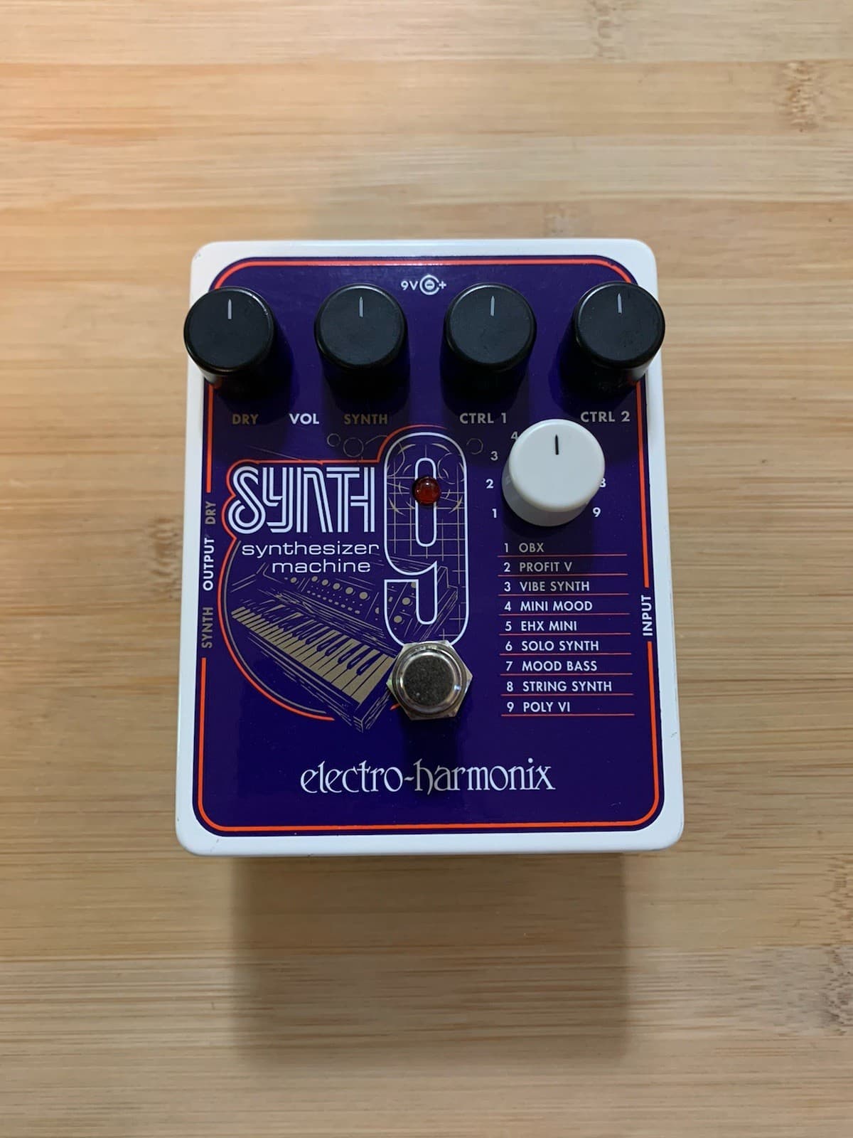 Electro-Harmonix Synth 9 Synthesizer Machine Guitar Pedal