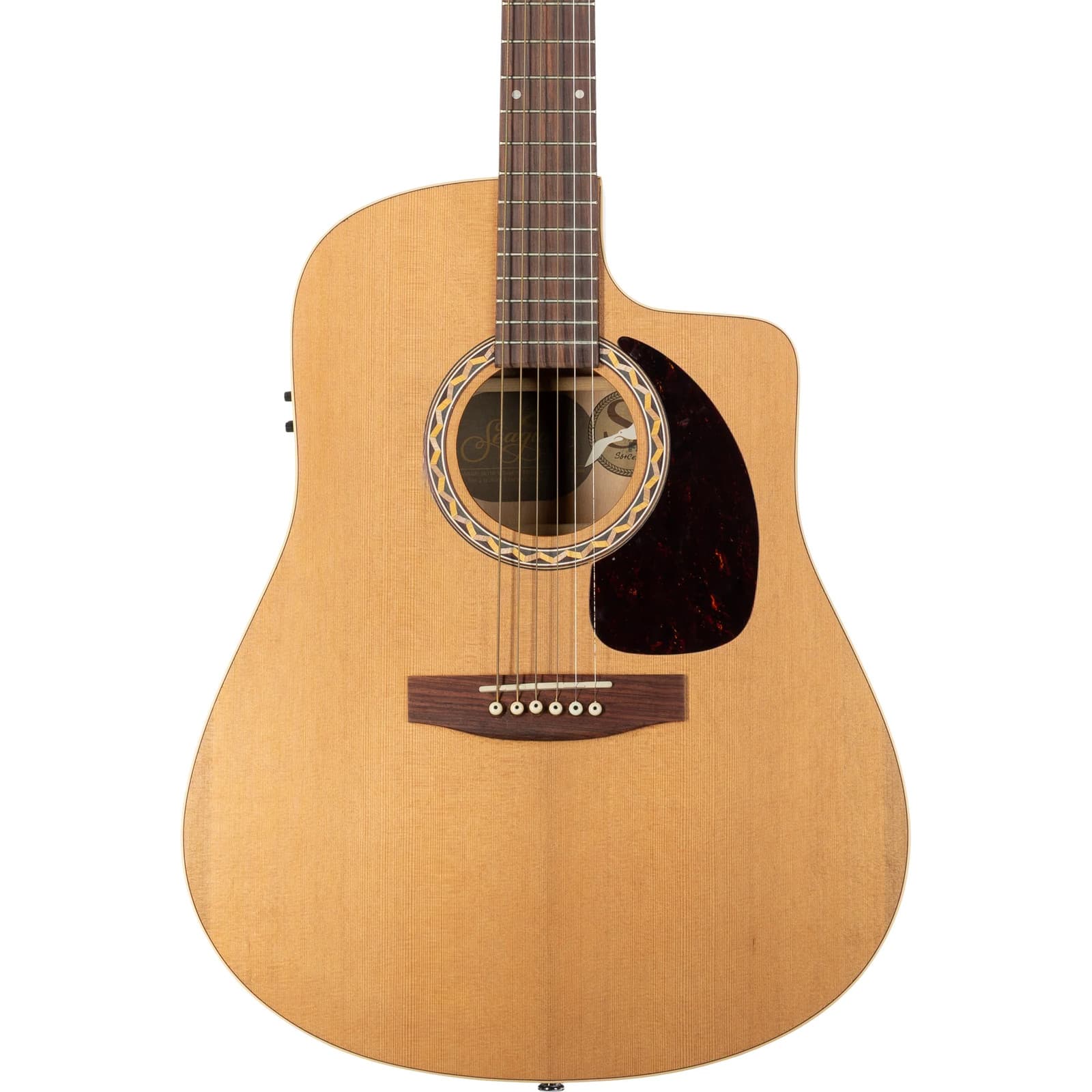 Seagull S6+ Cutaway Acoustic Electric Guitar w/LR Baggs Micro EQ