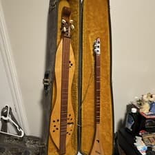 Appalachian Dulcimer One Large & One Small Wood Folk String Inst Natural Finish