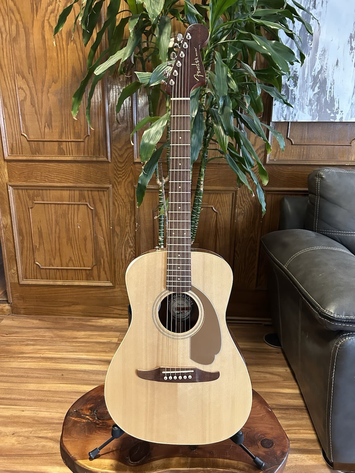 FENDER MALIBU NATURAL WALNUT ID 09702251 SERIAL IWA2312160 10/2024