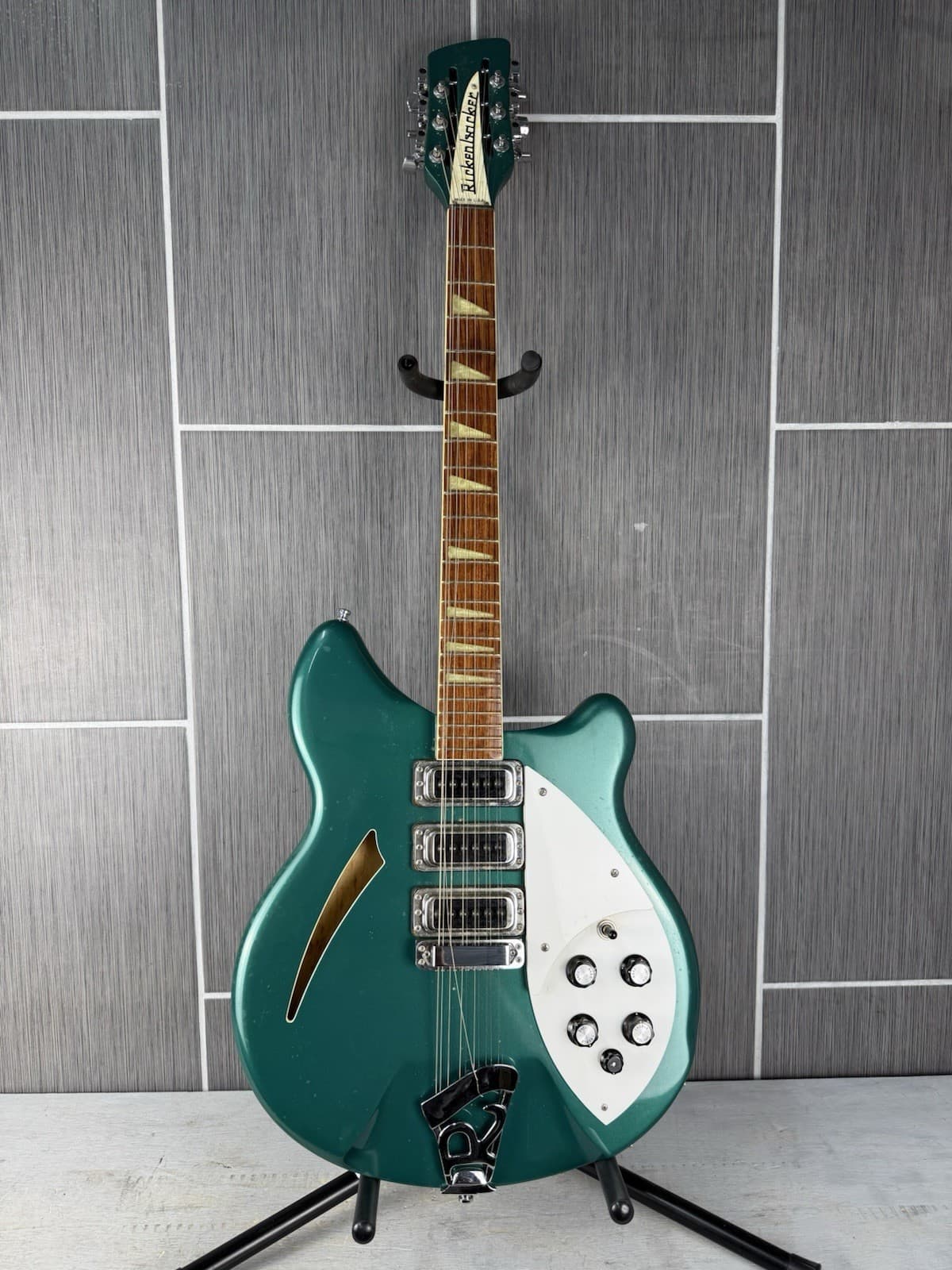 2004 Rickenbacker 370/12 (Teal) String Guitar w/ Original Hard Case & Strap