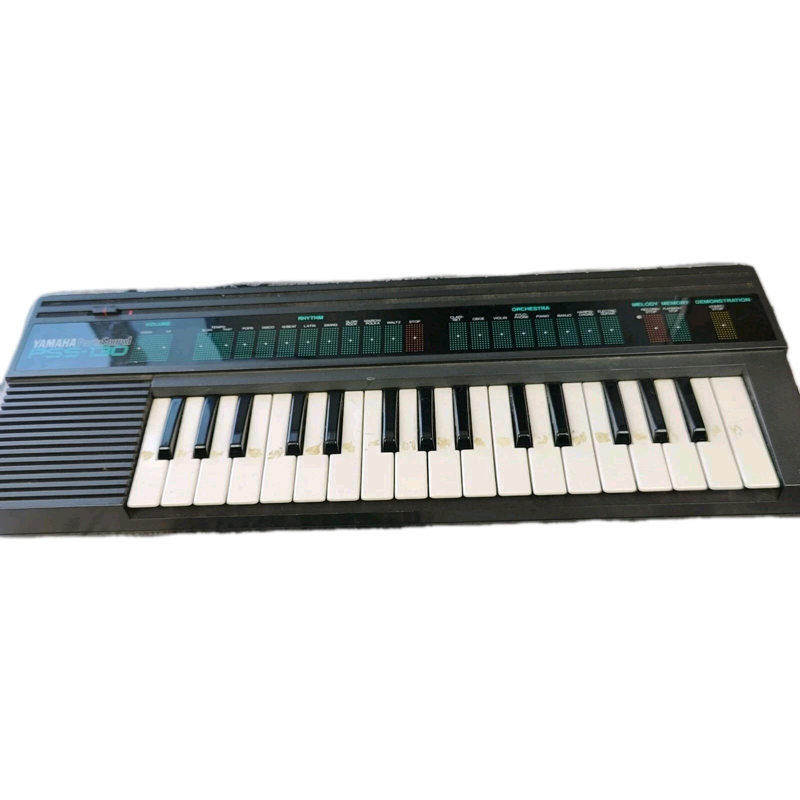 Yamaha Keyboard PortaSound PSS-130 Mini Piano Synthesizer 80s 90s Vintage Music
