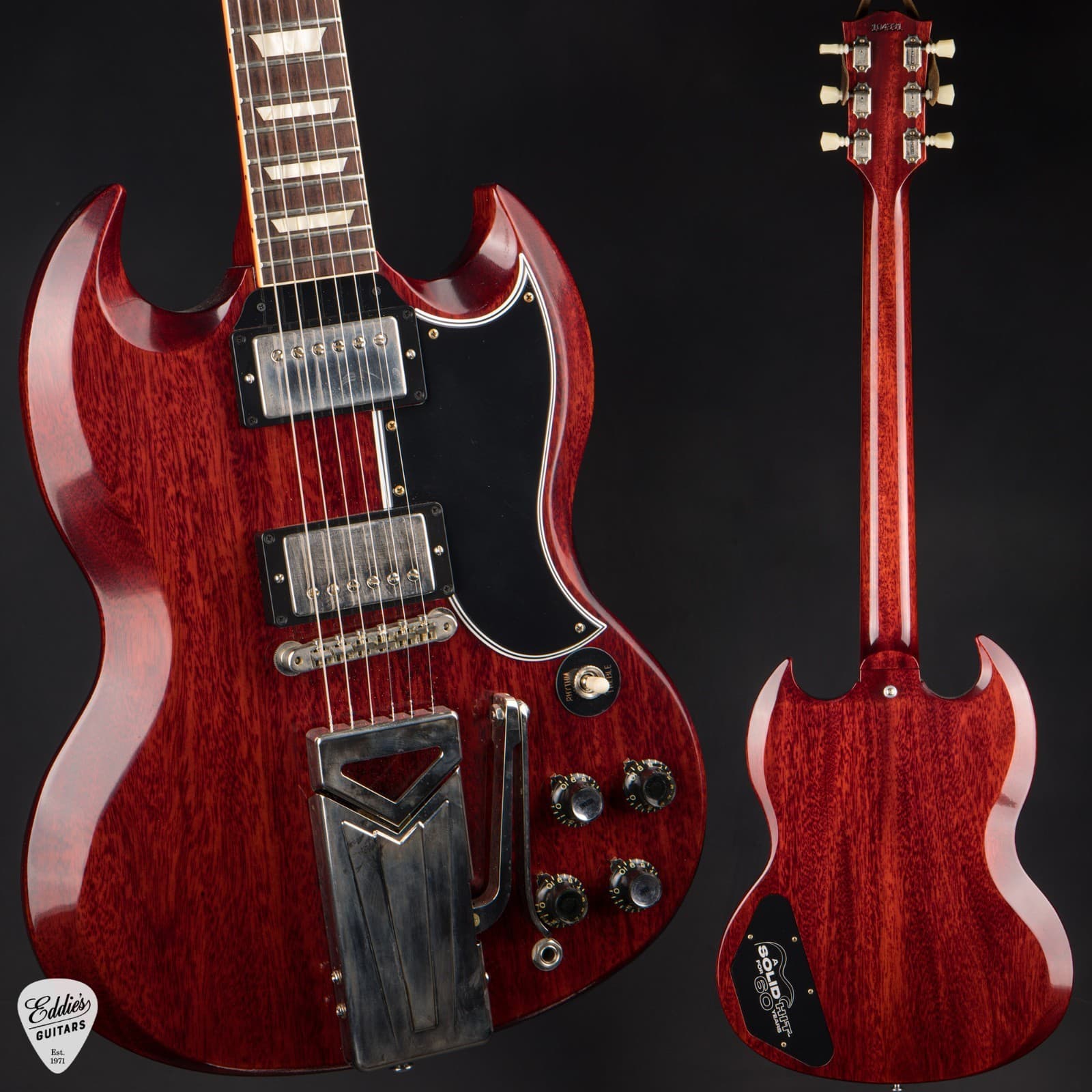 2021 Gibson Custom Shop 60th Anniversary 1961 SG Les Paul Standard Cherry Red