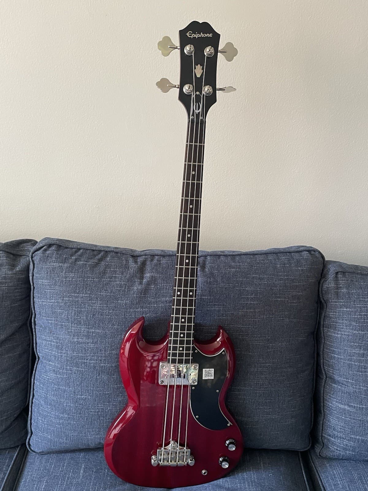 Epiphone EB-0 4 String Bass Guitar Made in Indonesia