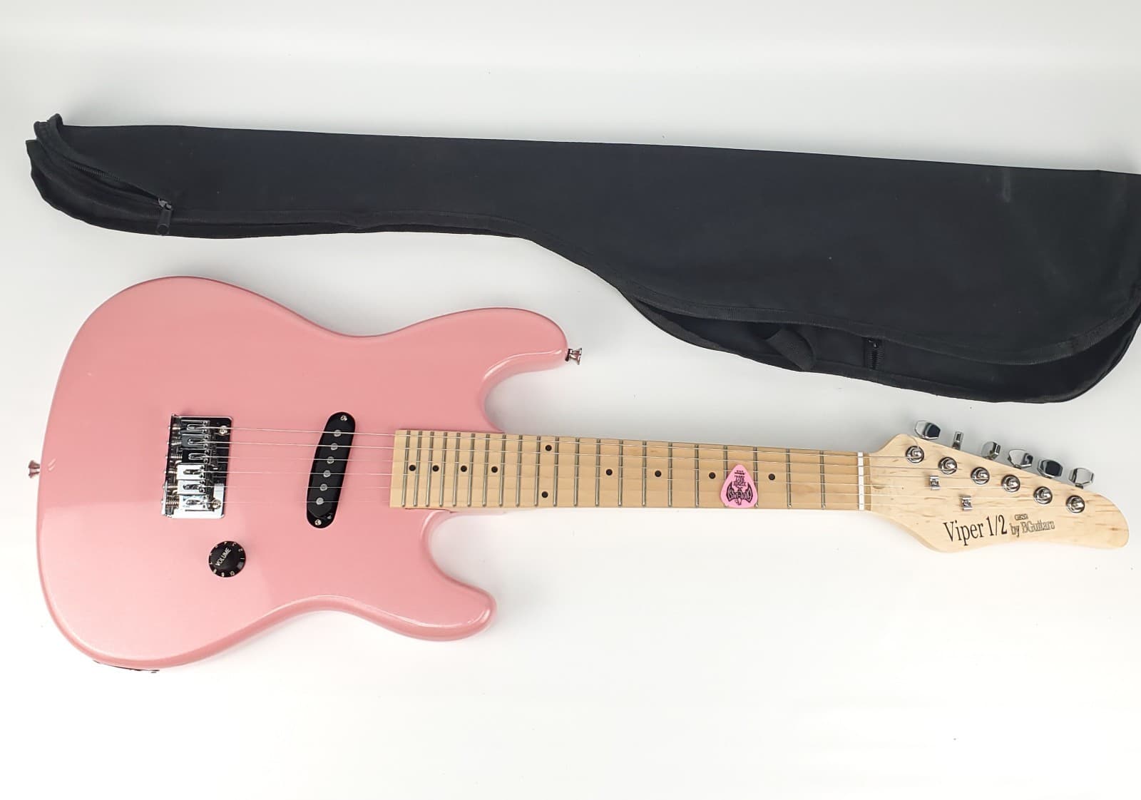 Viper 1/2 GE32-MPK Kids 32" Half Size Electric Guitar Pink
