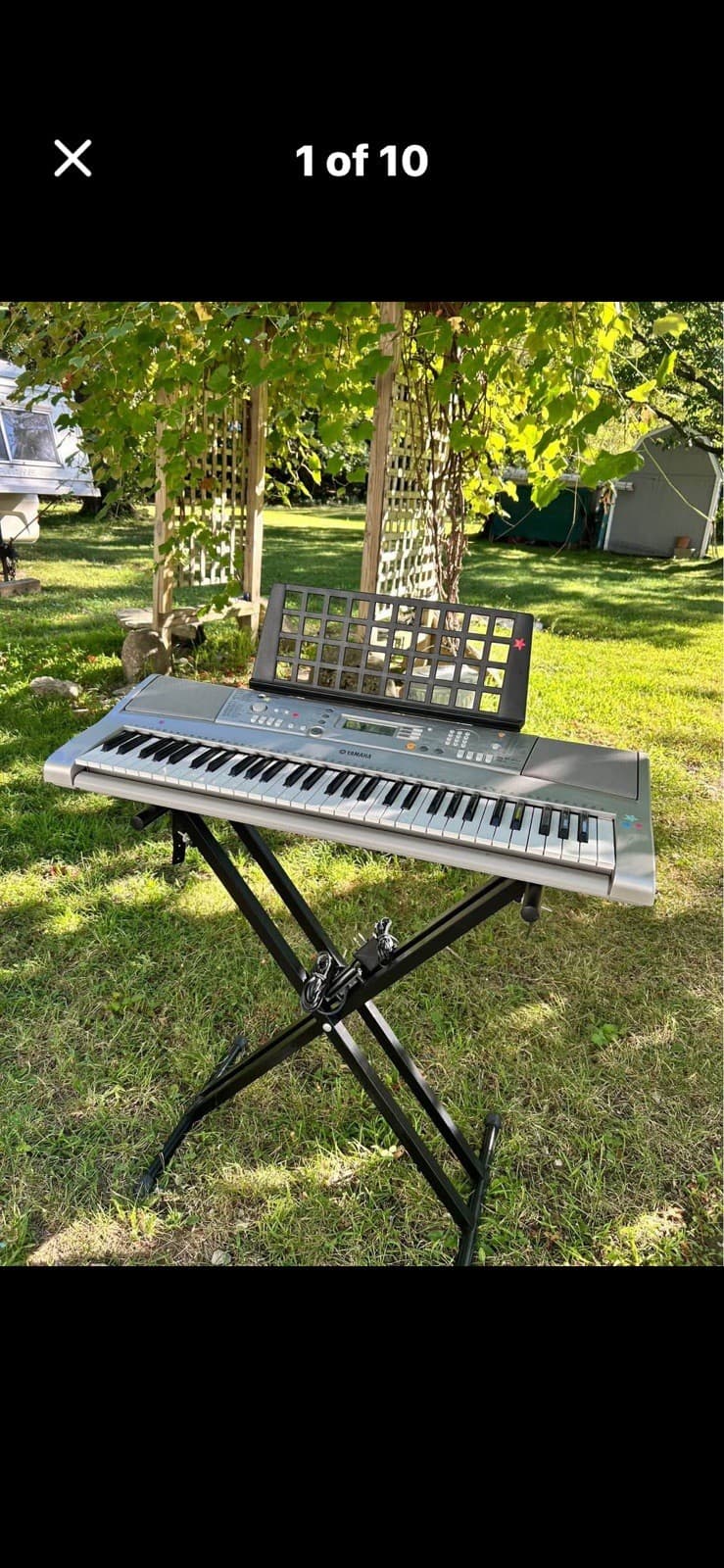 Yamaha PSR E303 Keyboard Piano Synthesizer With Stand