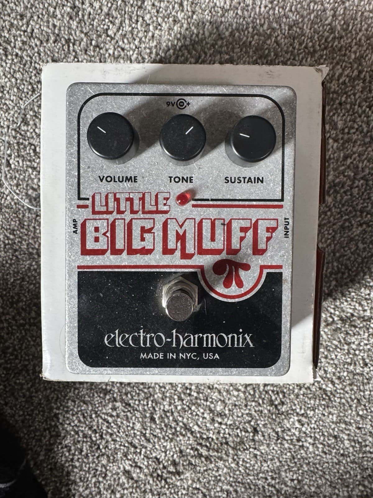 Electro-Harmonix Little Big Muff Analog Fuzz Pedal for Electric Guitar