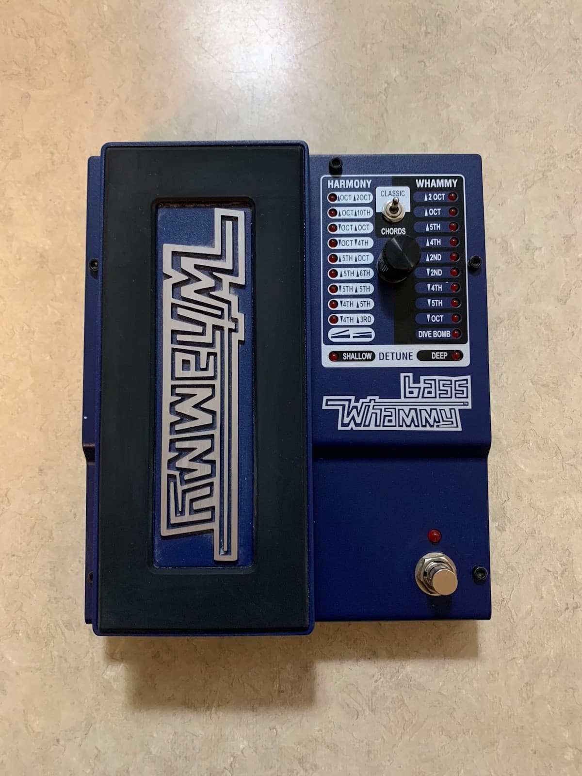 DigiTech Bass Whammy Pitch Shifter Guitar Effect Pedal