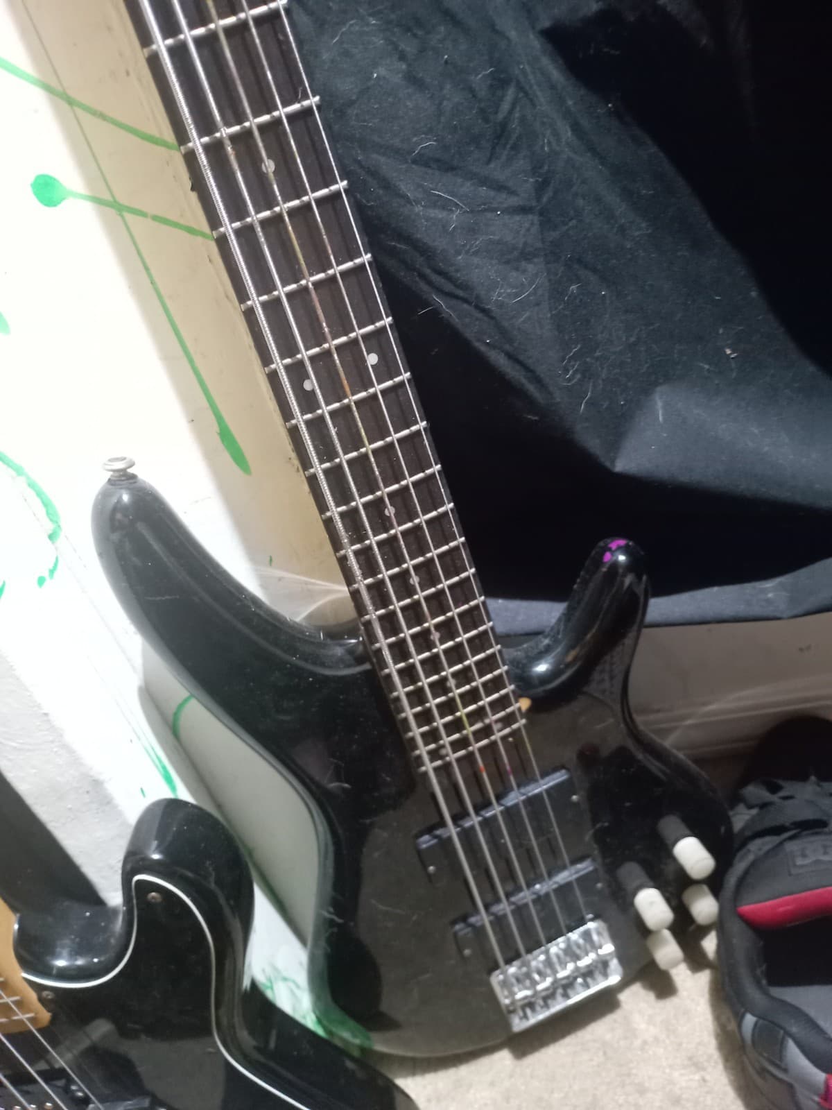 Jackson Concert Bass 4-String Solid Body Right-Handed Electric Bass, Black