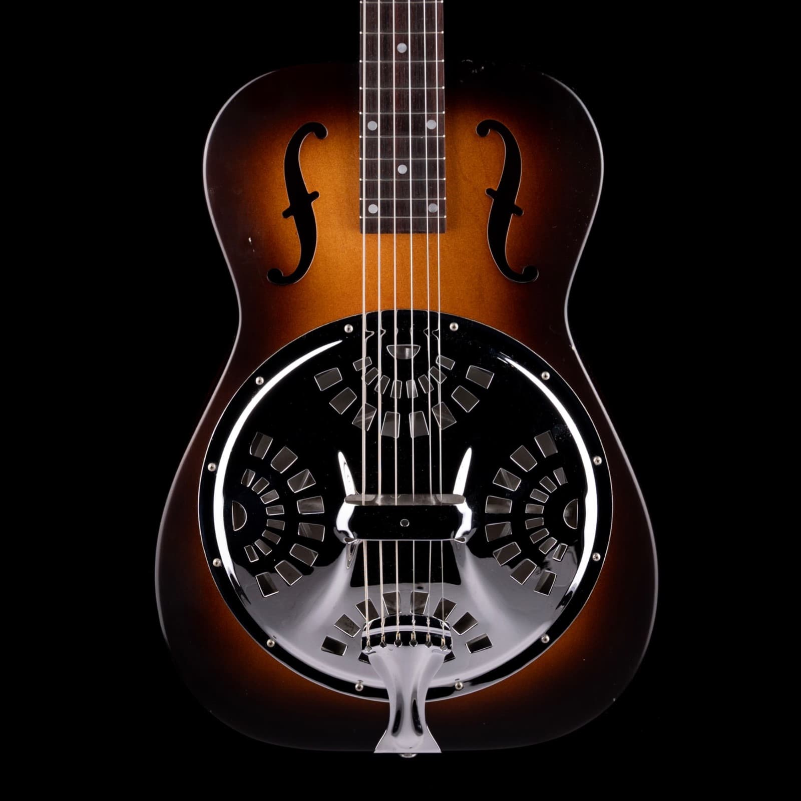 Pre Owned Dobro F-60 Squareneck Brown Acoustic Guitar With OHSC