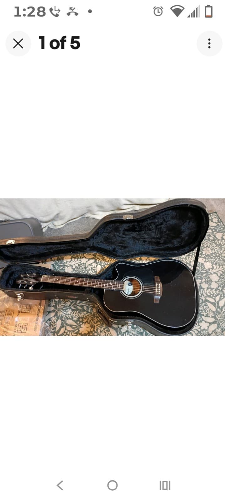 Takamine Guitar And Gator Case