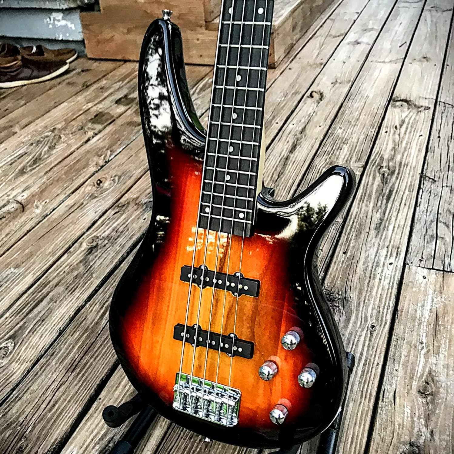 🎸ALL GUITARS ON SALE!🎸5 String I Style Electric Bass Guitar +Case/Bag!