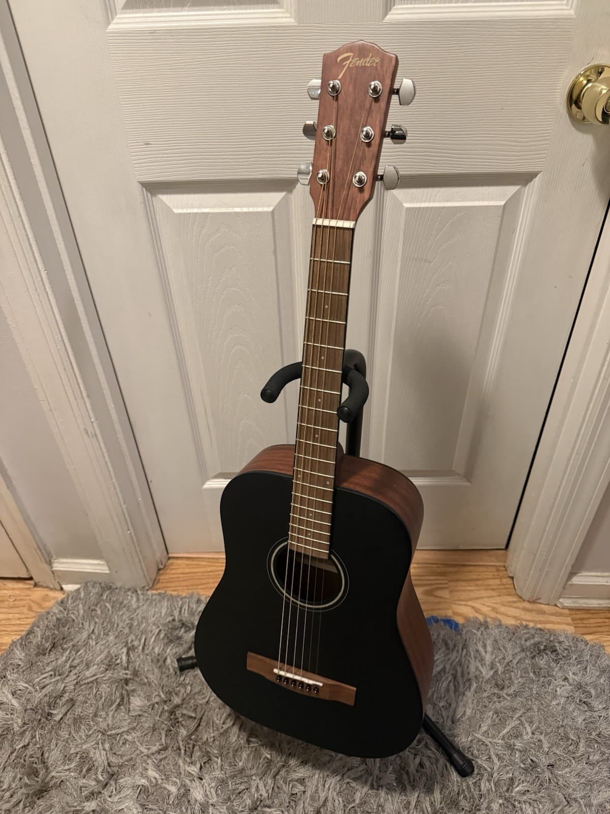Fender FA-15 3/4-Scale Steel String Acoustic Guitar - Black w/ Gig Bag Pre Owned