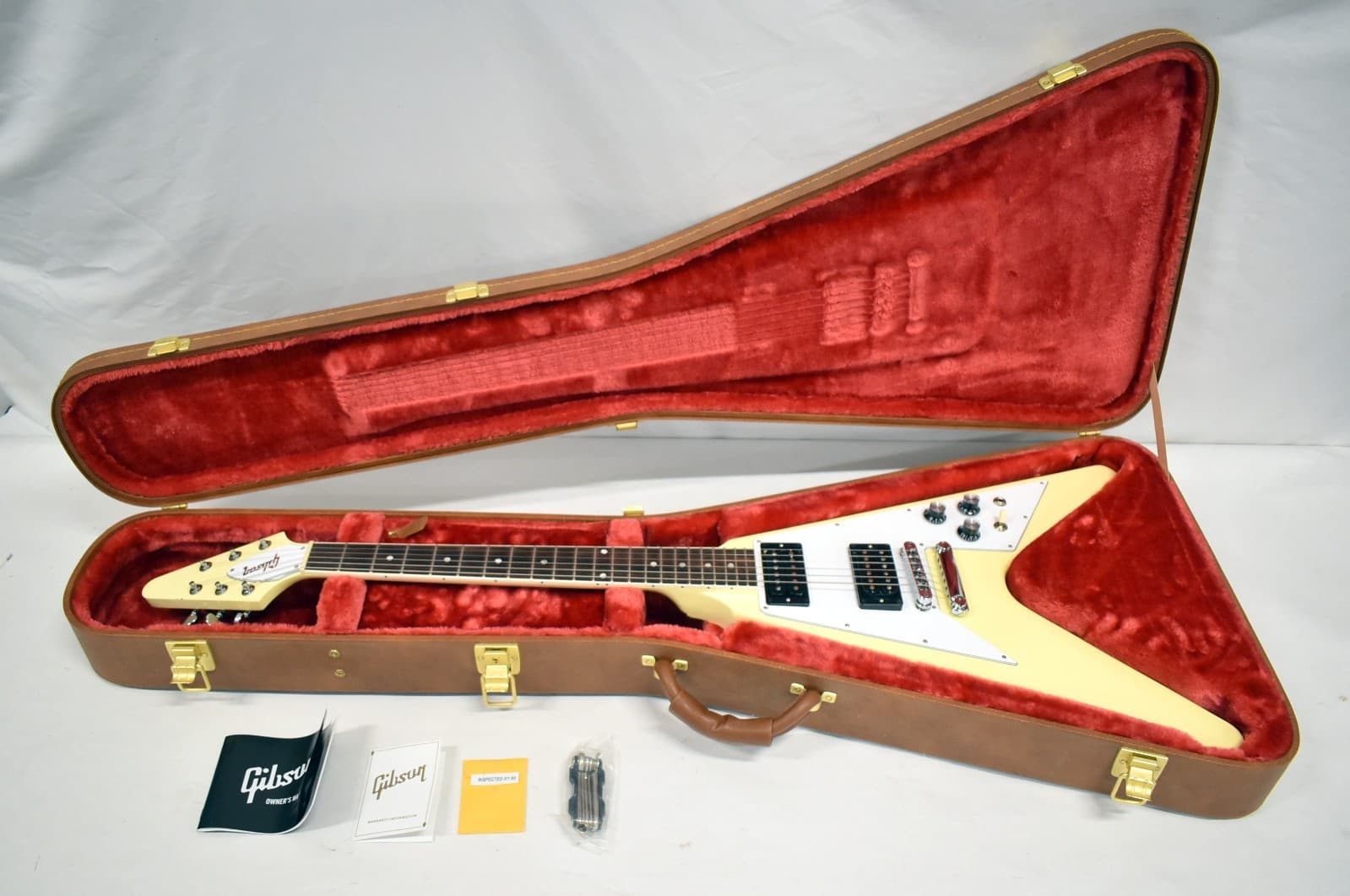 2022 Gibson Flying V 6-String Electric Guitar - Alpine White - With Case - USA