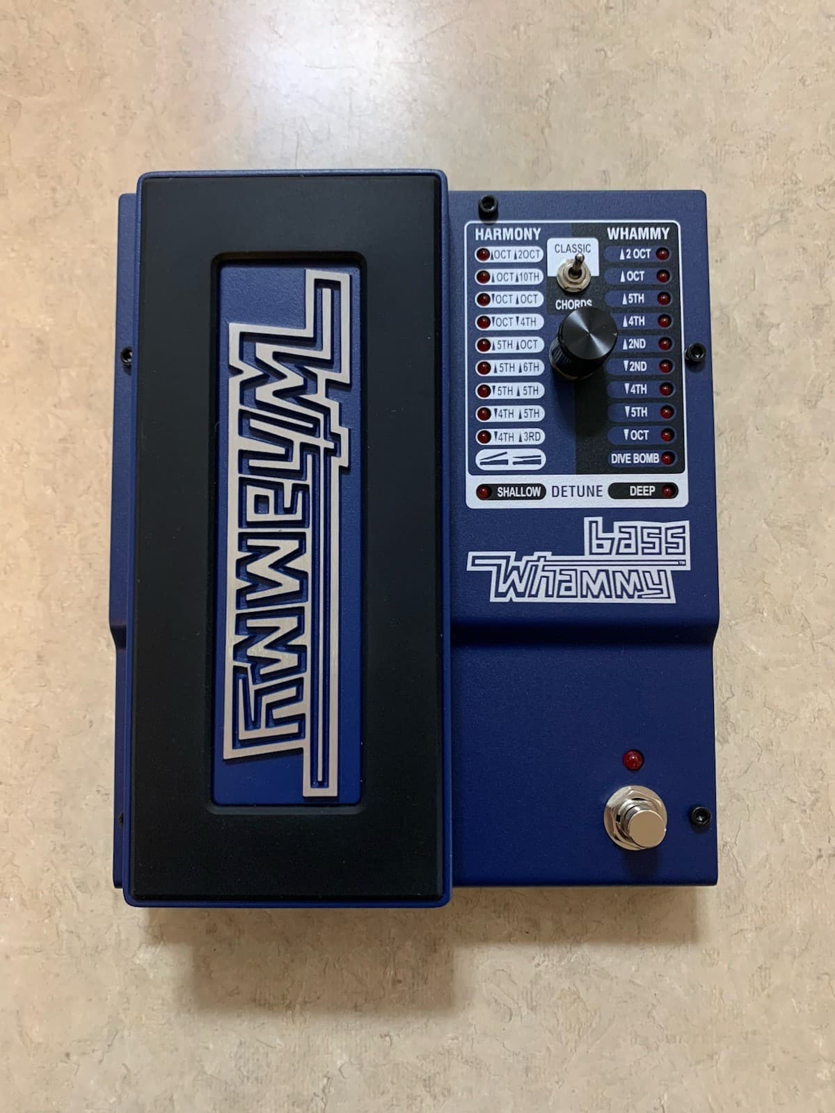 DigiTech Bass Whammy Pitch Shifter Guitar Effect Pedal