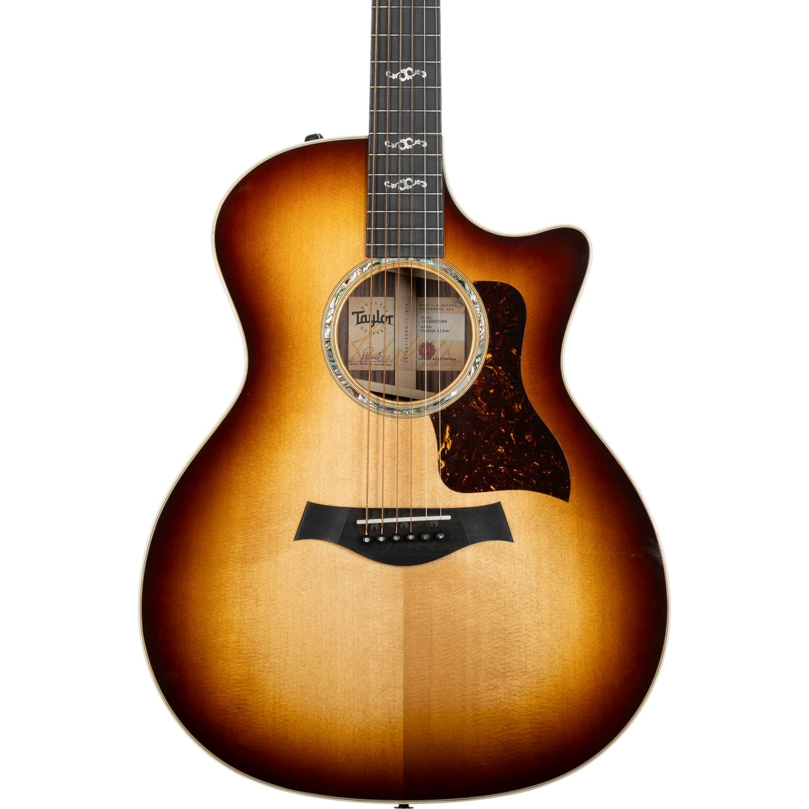 Taylor 414ce Custom Acoustic Electric Guitar - Edgeburst