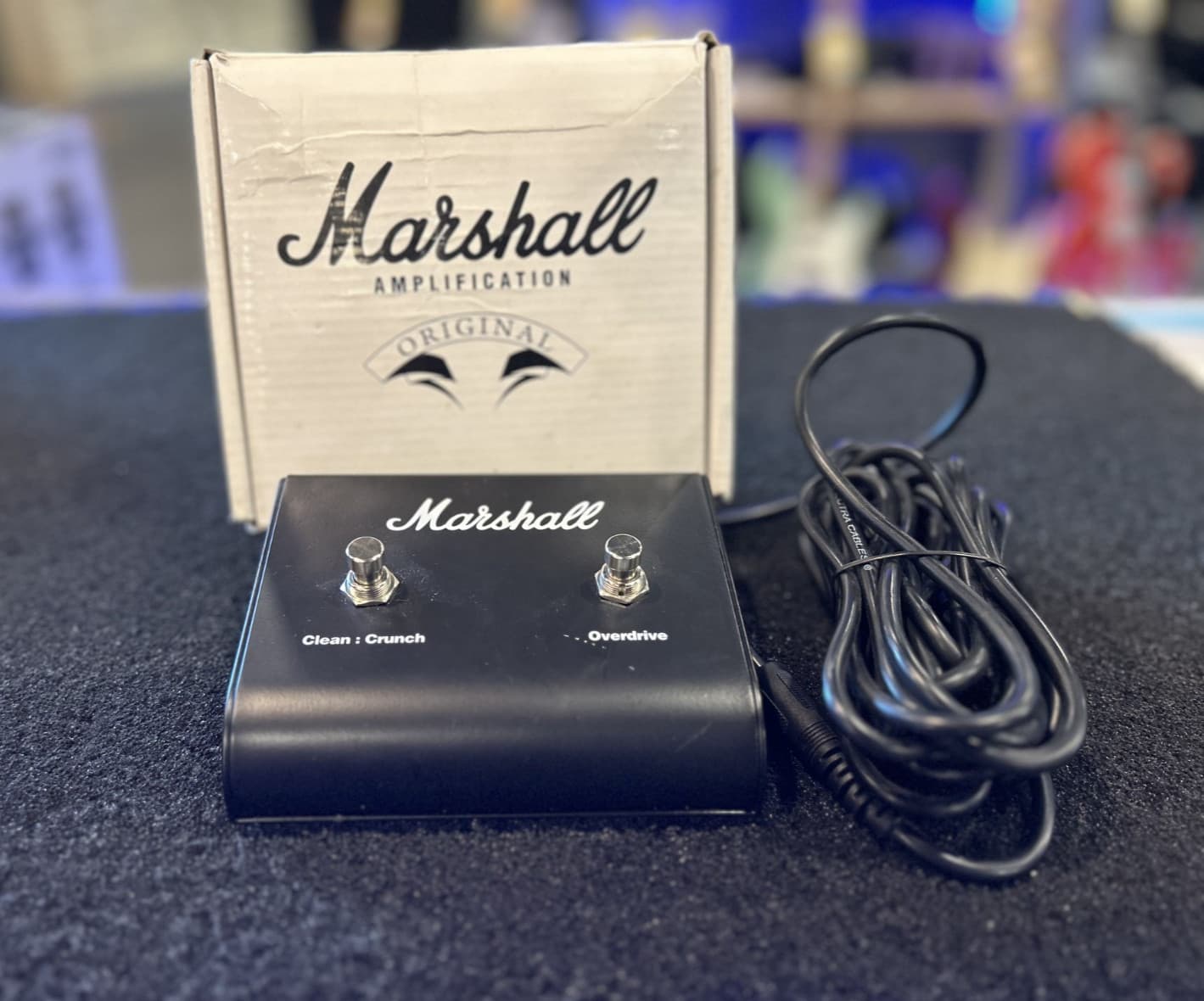 Marshall Amplifications 2 Button Footswitch For Use With Electric Guitar Amp