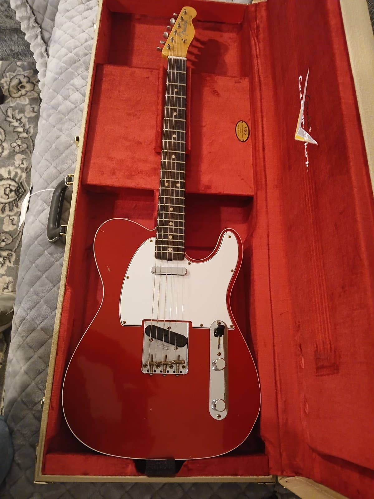 2025 Fender Custom Shop Telecaster Journeyman 60 Relic Candy Red
