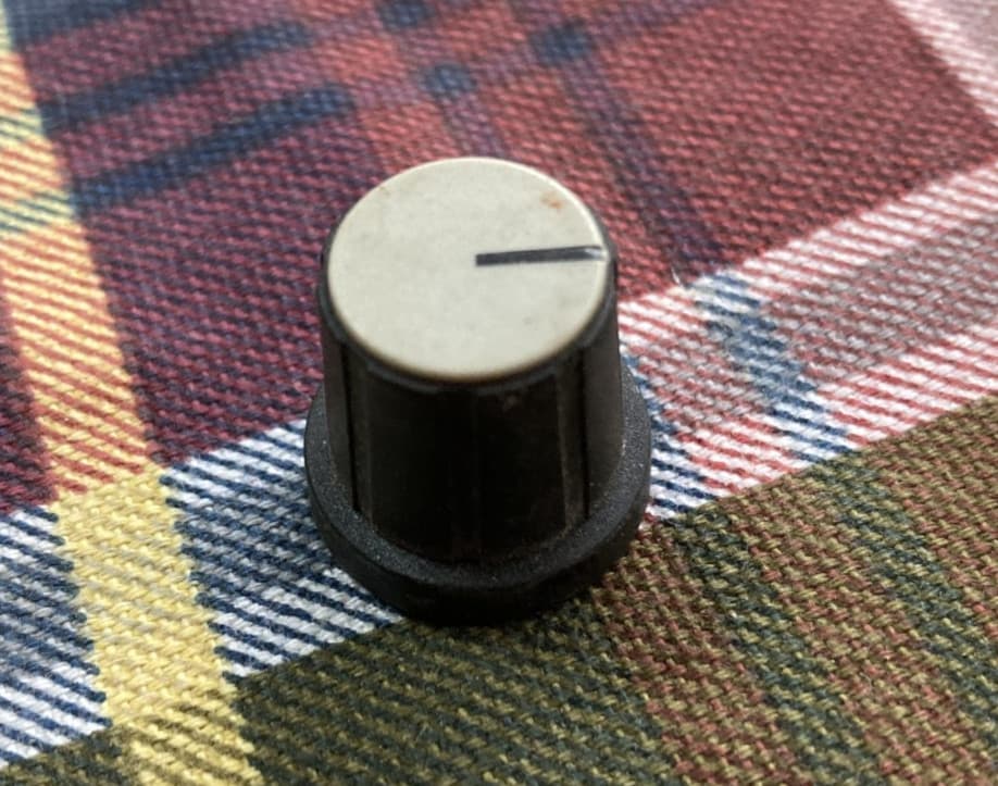 Vintage 1980s DOD Grey Effects Pedal Knob - Guitar/Bass