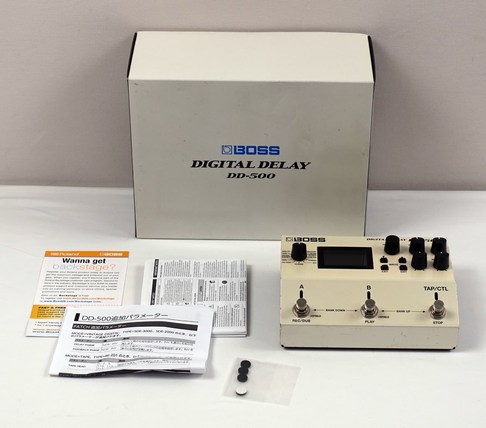 Boss DD-500 Digital Delay Guitar Effects Pedal with Original Box