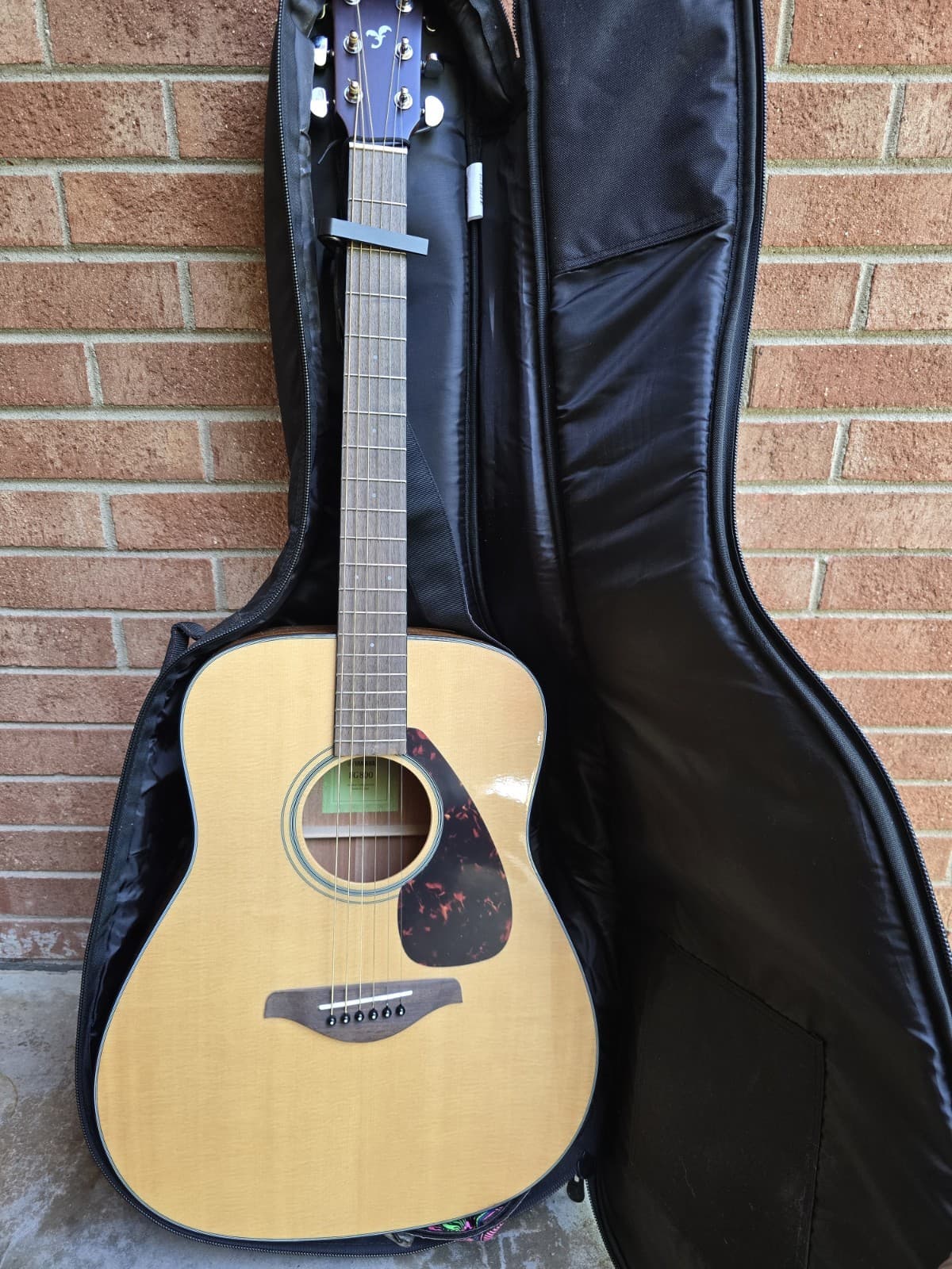 Yamaha FG800 Acoustic Guitar Natural Road Runner Avenue Carry Bag