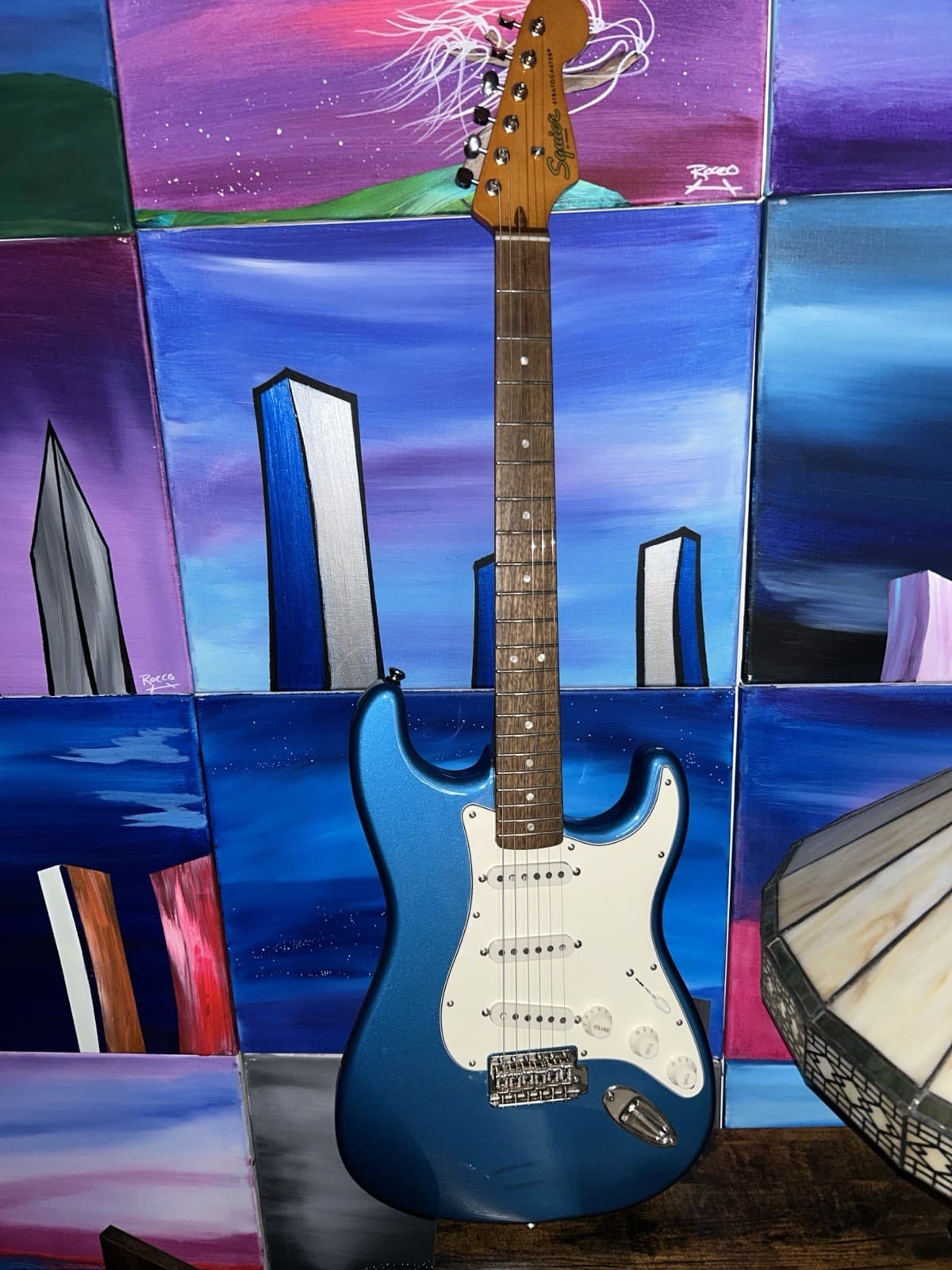 Squier Fender Classic Vibe 60s Strat Lake Placid Big Block Trem LOCAL PICKUP