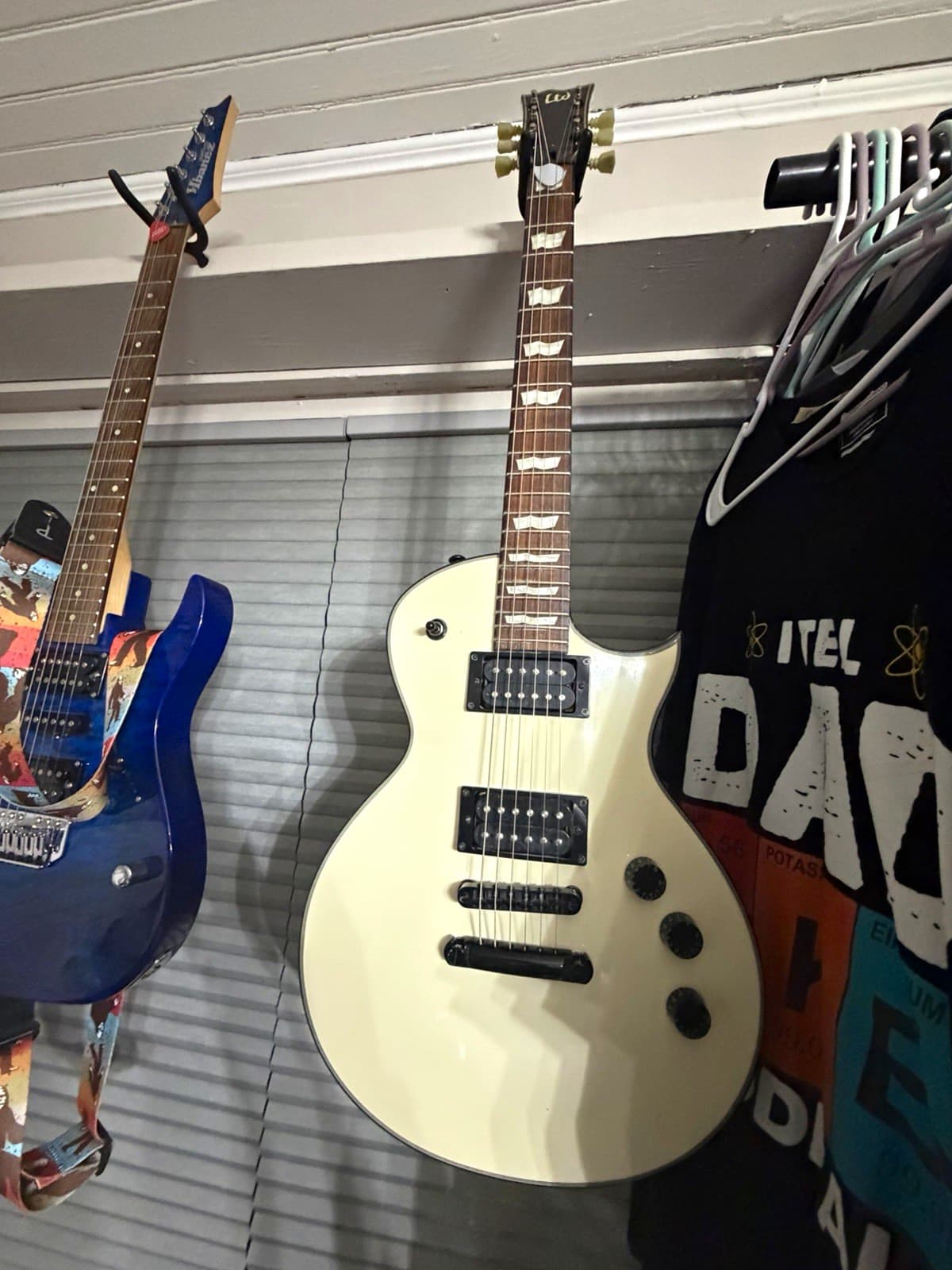 ESP LTD Eclipse EC-256 Snow White 6-String Right-Handed Electric Guitar