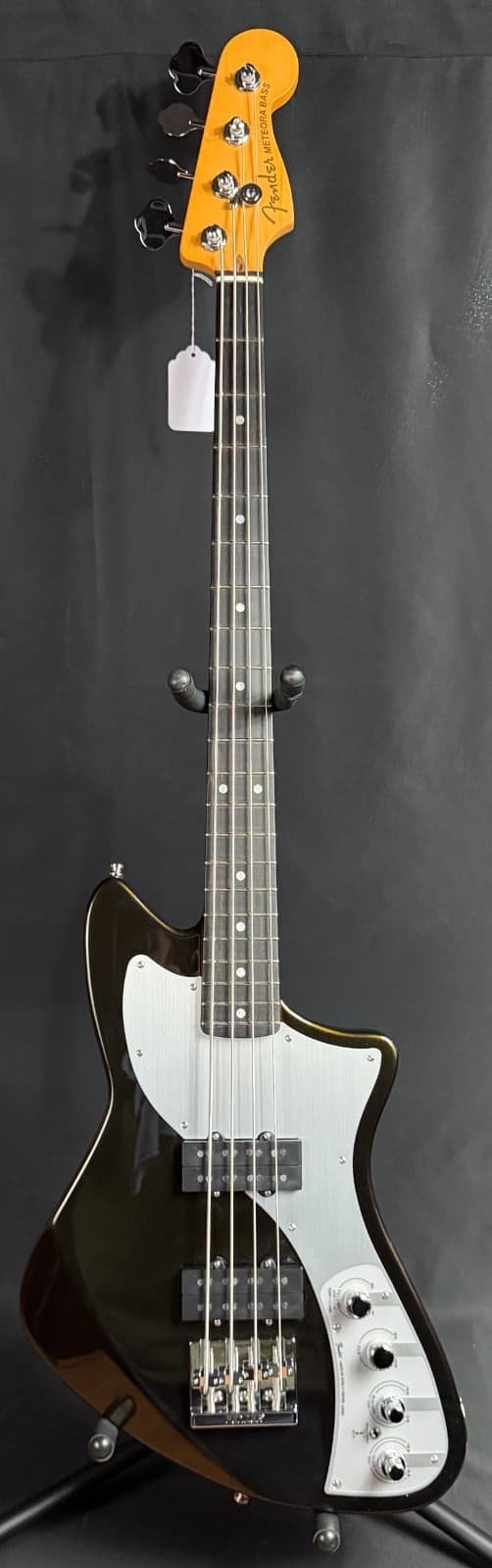 Fender American Ultra II Meteora Bass 4-String Bass Guitar Texas Tea Finish