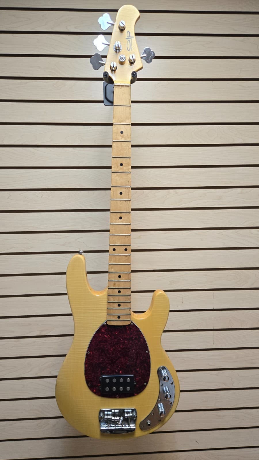 Ernie Ball OLP MM2 Stingray Music Man Replica Bass Guitar, Natural Finish *READ*