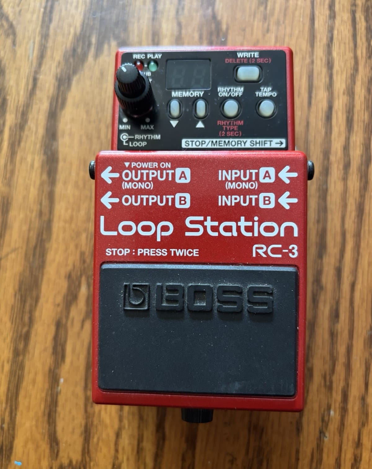 BOSS RC-3 Loop Station Digital Looper Pedal for Electric & Bass Guitar