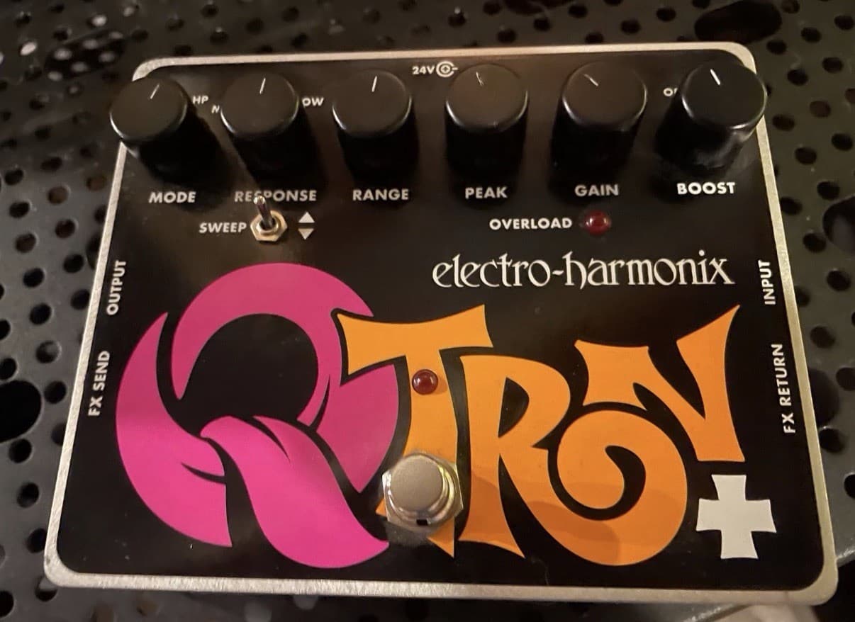 Electro-Harmonix Q-Tron Plus Analog Filter Pedal for Electric Guitar Bass
