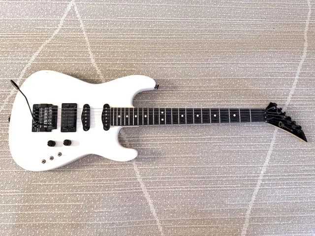 Vintage 1985 Charvel San Dimas Electric Guitar w/Kahler - Snow White - AWESOME!